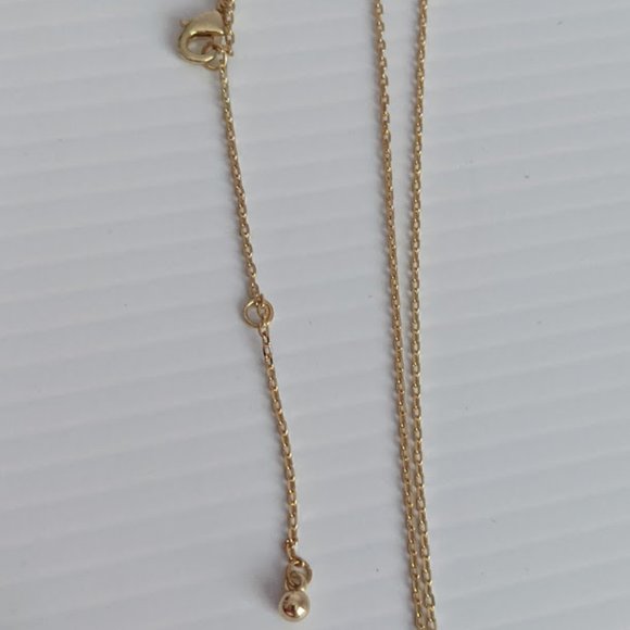 NWT Pineapple tree crystal necklace 17+" - Picture 4 of 6